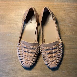 Nisolo Women's Huarache Sandal--almond